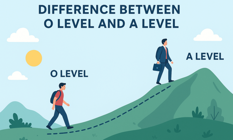 Difference between O level and A level