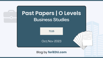 Business Studies (7115) Past Papers - Oct/Nov 2023