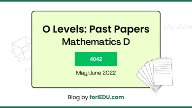 Mathematics D (4024) Past Papers - May/June 2022