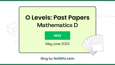 Mathematics D (4024) Past Papers - May/June 2023 | O Level