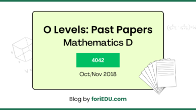 Mathematics D (4024) Past Papers - Oct/Nov 2018