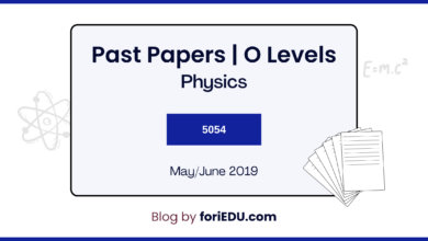 Physics (5054) Past Papers - May/June 2019