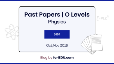 Physics (5054) Past Papers - Oct/Nov 2018
