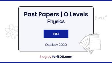 Physics (5054) Past Papers - Oct/Nov 2020