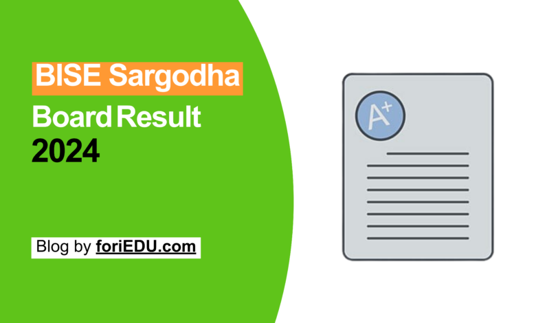 BISE Sargodha Board Result 2024