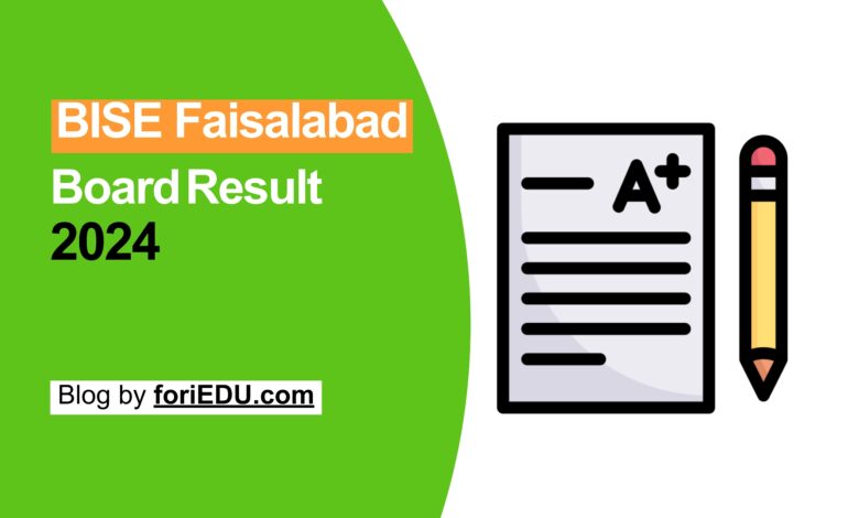 Bise Faisalabad Board Result 2024