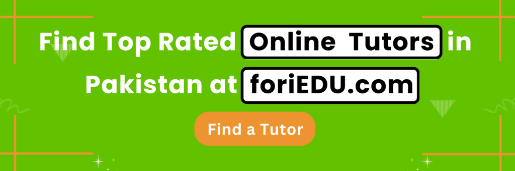 Online tutors in Pakistan