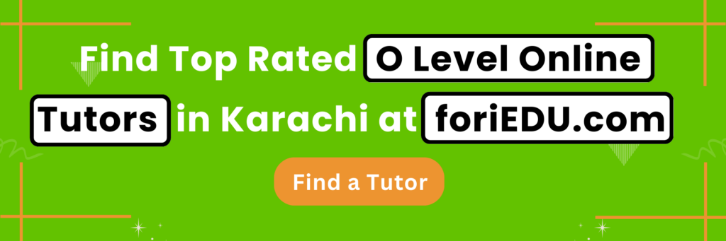 O level Online tutors in karachi