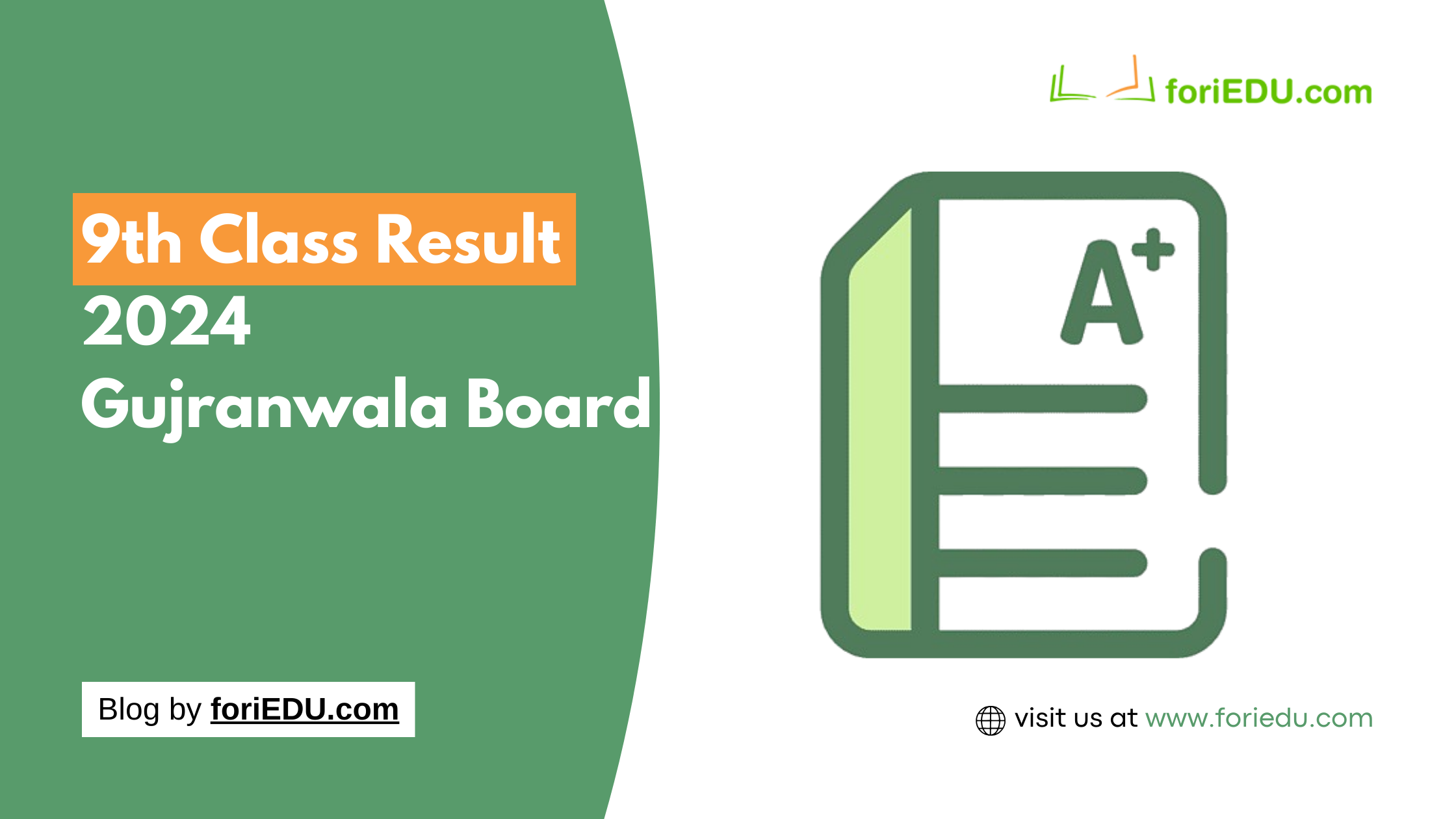 9th class result 2024 Gujranwala board