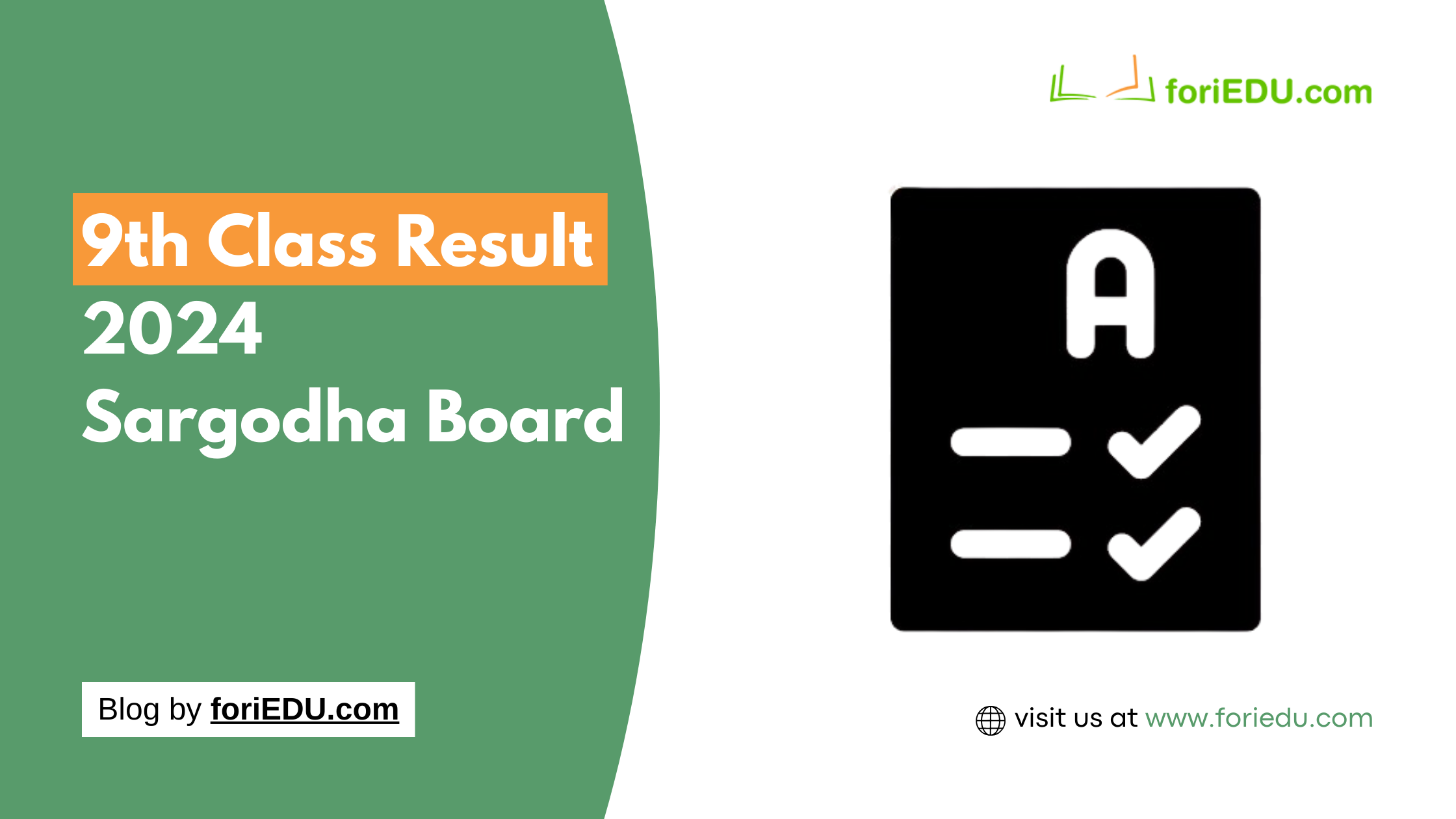 9th class result 2024 Sargodha board