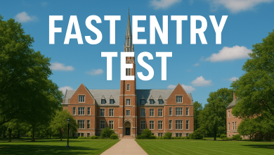 FAST entry test guidelines