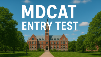 MDCAT entry test guidelines