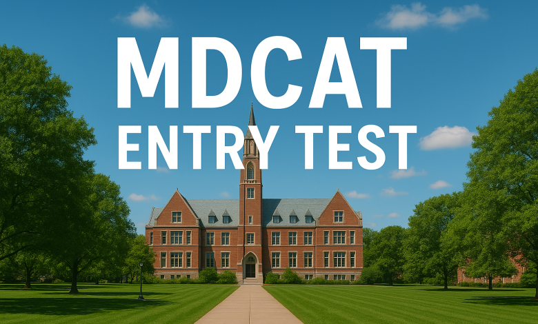 MDCAT entry test guidelines
